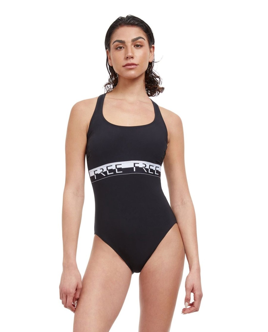 One Pieces Free Sport | Round Neck Y-Back One Piece Swimsuit Free Sport Free Mindset